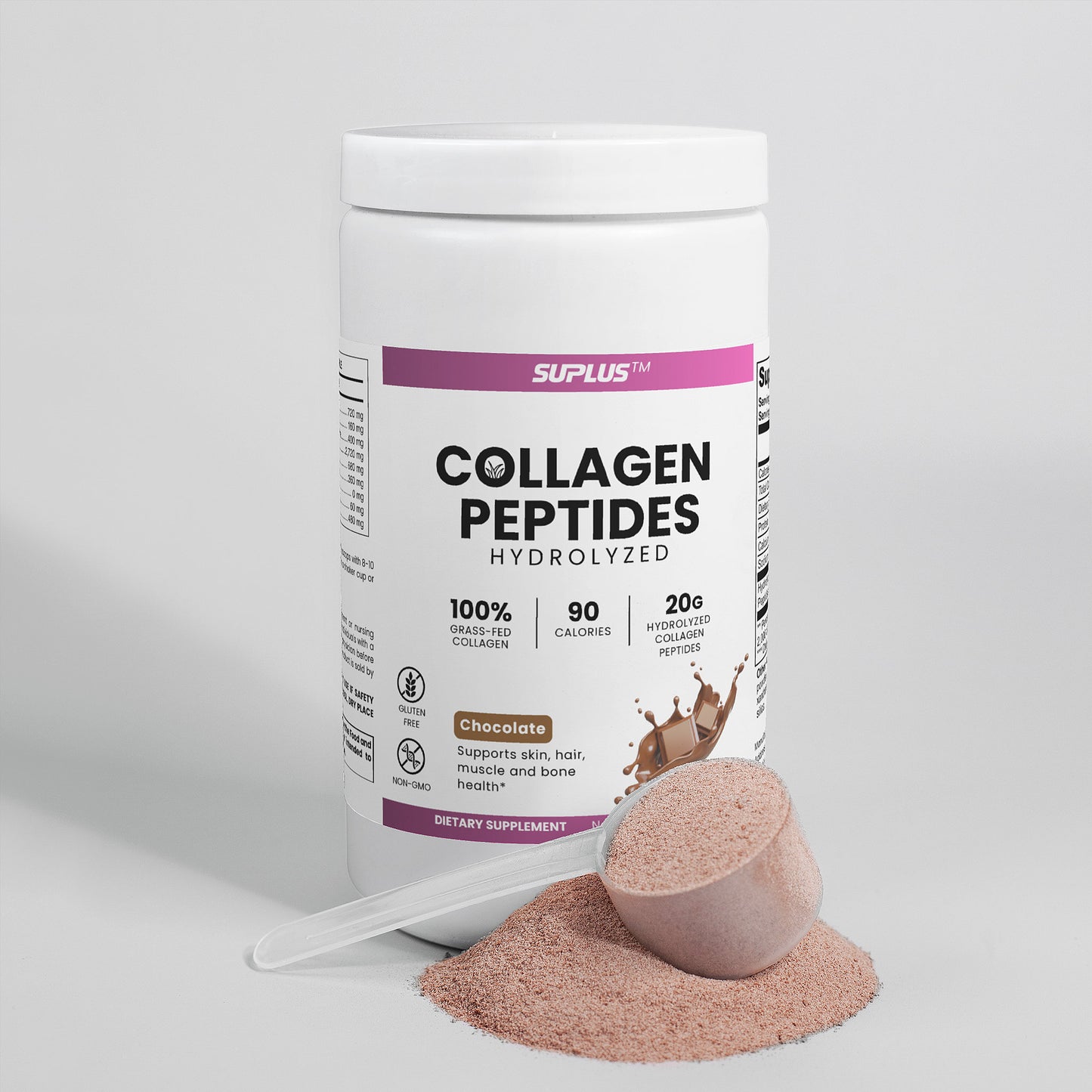Grass-Fed Collagen Peptides Powder (Chocolate)