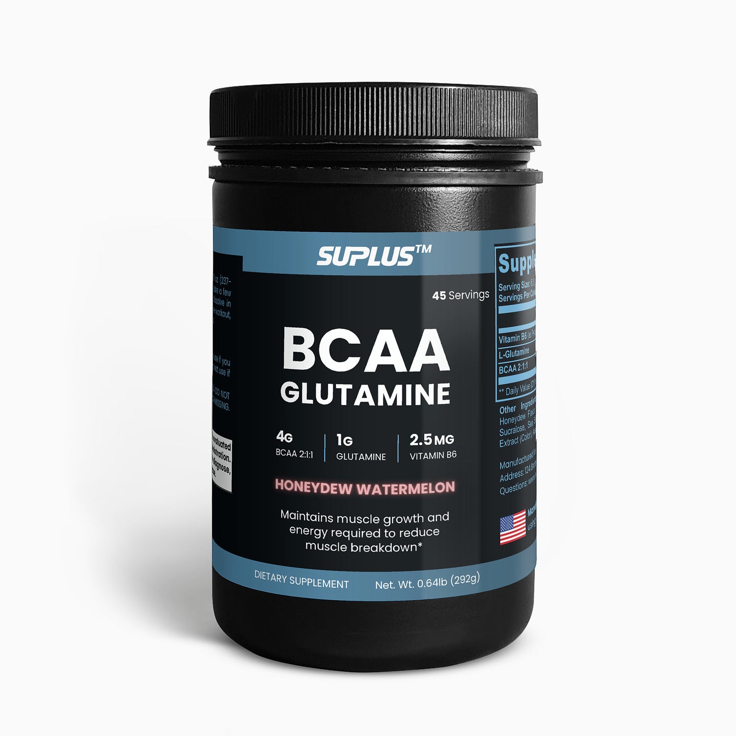BCAA Post Workout Powder (Honeydew/Watermelon)