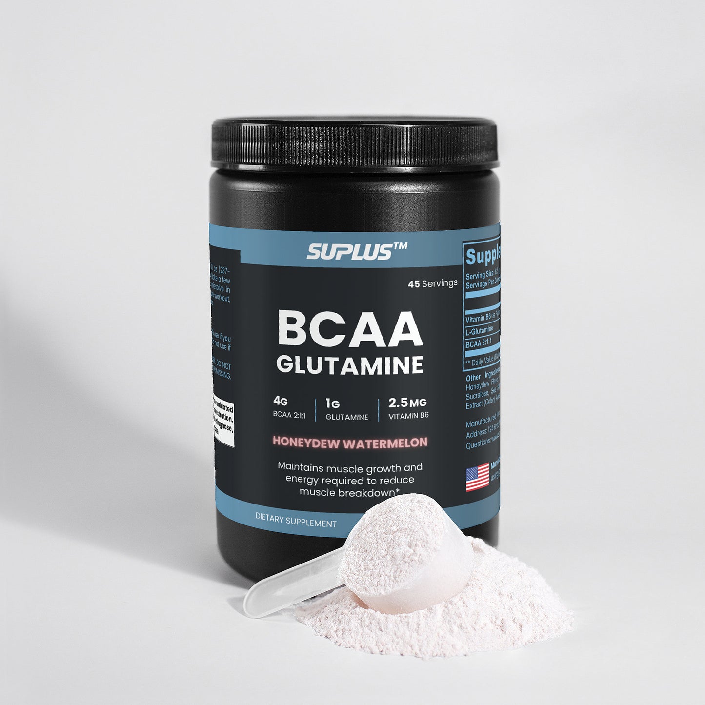 BCAA Post Workout Powder (Honeydew/Watermelon)